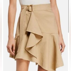 A.L.C Beige Wrap Skirt